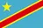 Democratic Republic of the Congo झंडा